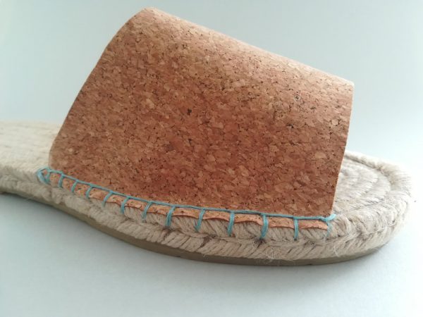 Espadrilles mules with cork